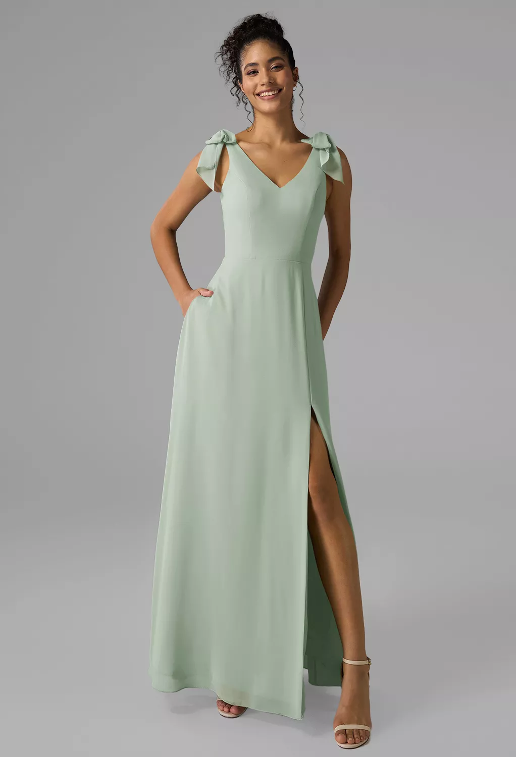 green emerald velvet dress Mismatched Dark Green Satin Velvet Cheap Long Bridesmaid Dresses , MRB –  MarryLover