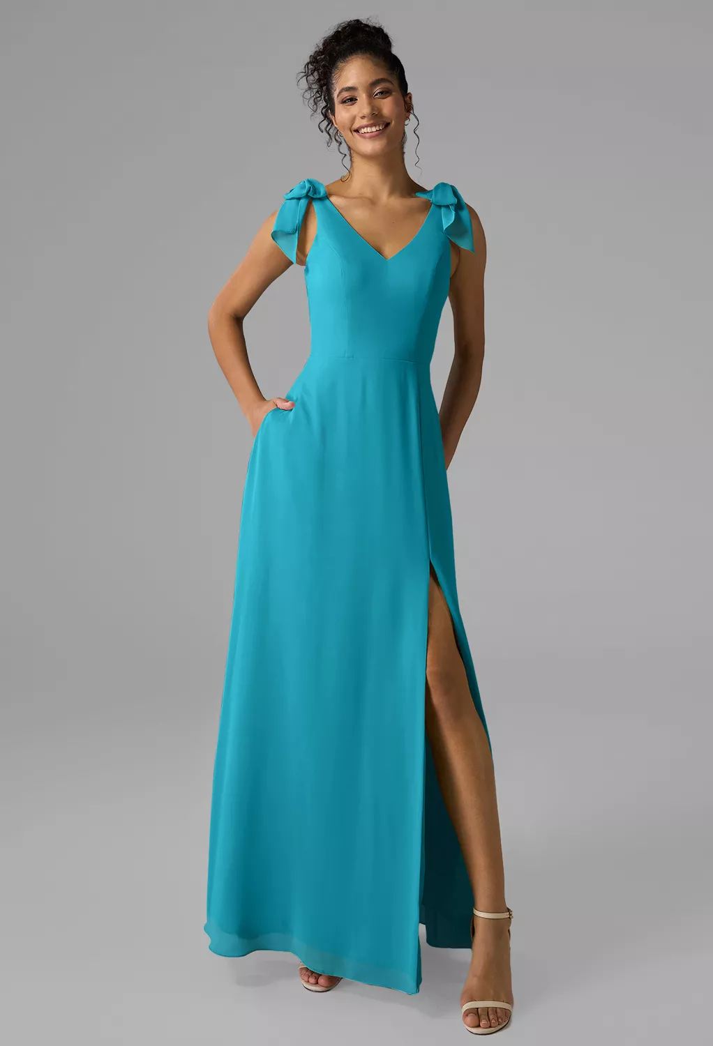 fay off the shoulder faux pearl mermaid dress Pink V-neck Off-the-shoulder Prom Dresses Size:Large - 14 UK not_outlet Dresseswow Sweetheart Mermaid Wedding while the front slit