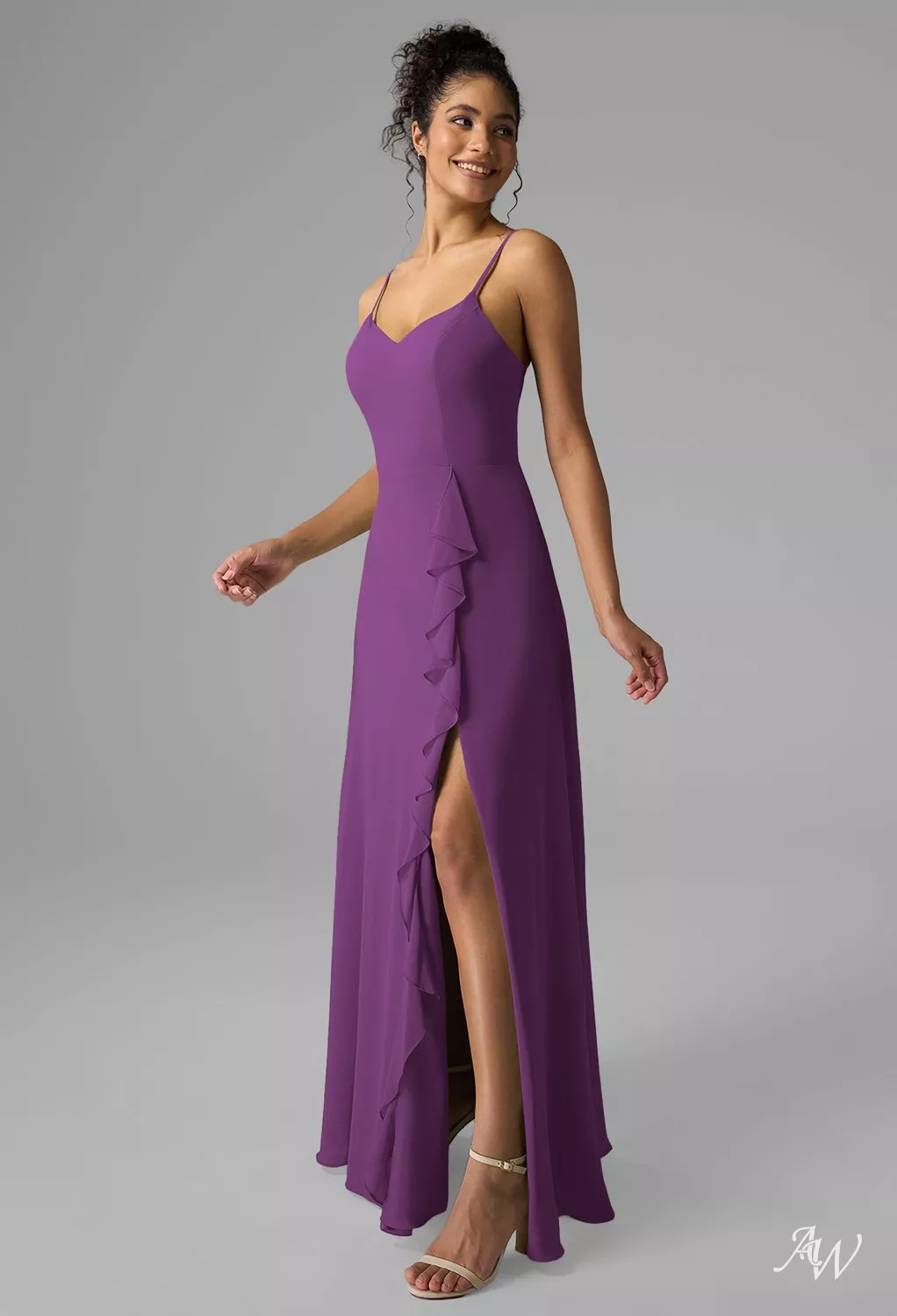 purple empire waist bridesmaid dresses The Color Purple  Returns Friday! Arya: Moderate Stretch High Shine!  Improved fit for a little more room in the bust and waist Sasha: High  Stretch Moderate Shine! Favorite Gown of 2023,