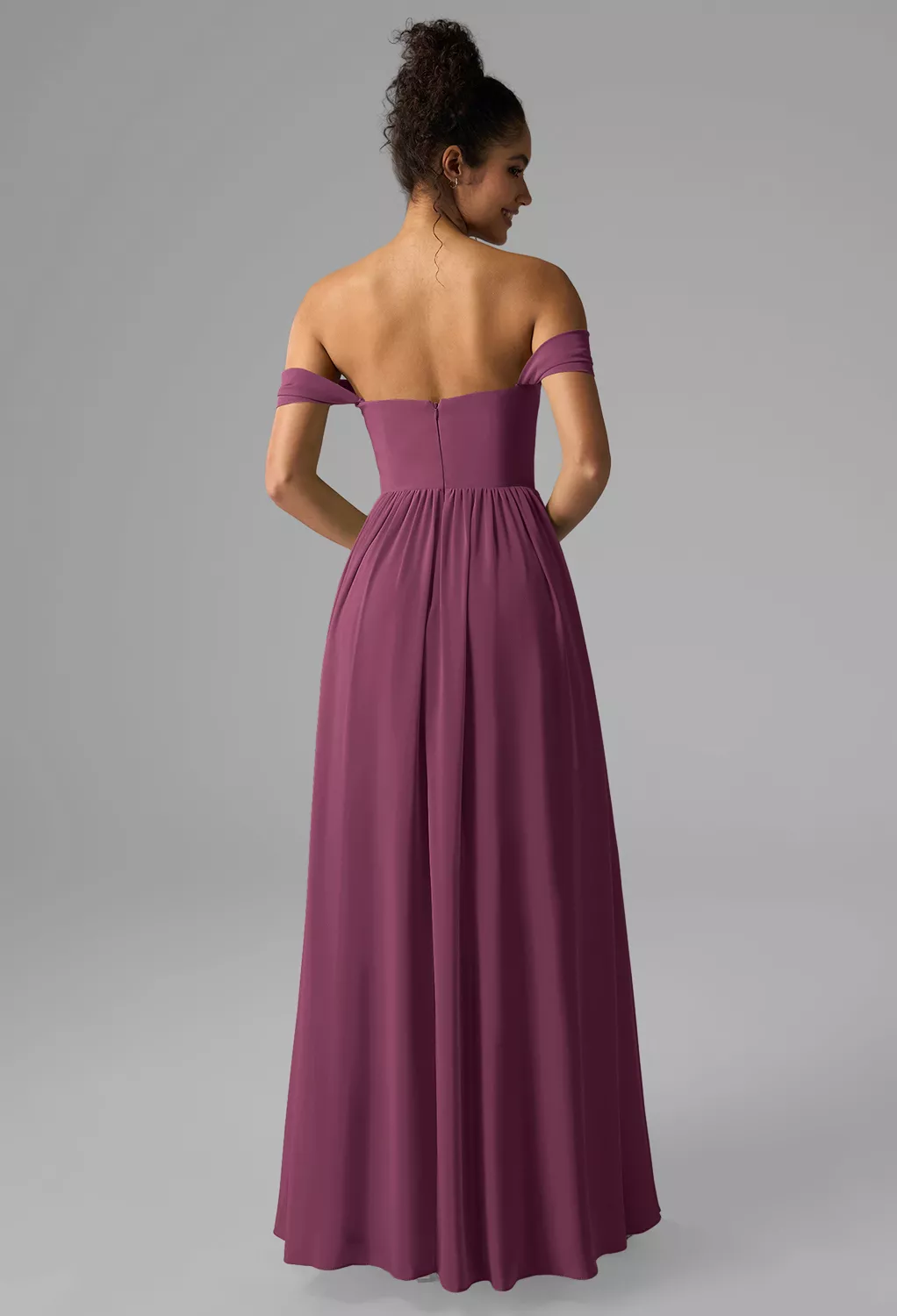 light blue bridesmaid dresses with sleeves Plus Size Deep V Neck Ruffles Sleeves A Line Wholesale Bridesmaid Dresses