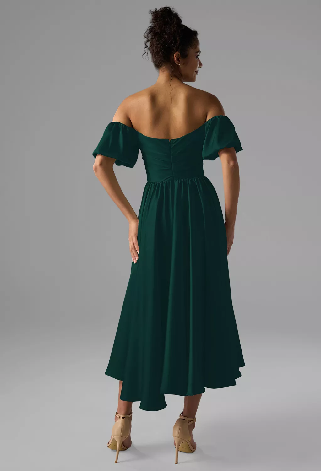 hunter green semi formal dresses Elegant Sami Gown in Hunter Green