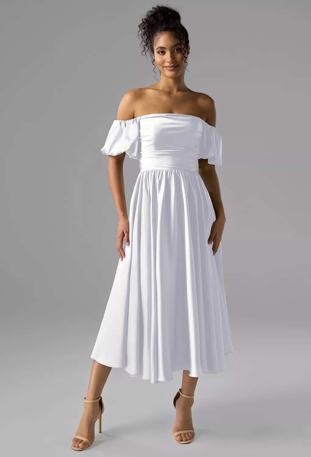 white casual bridesmaid dresses 7 Bridal Parties That Will Make You Fall in Love With the White Bridesmaid  Dresses Trend
