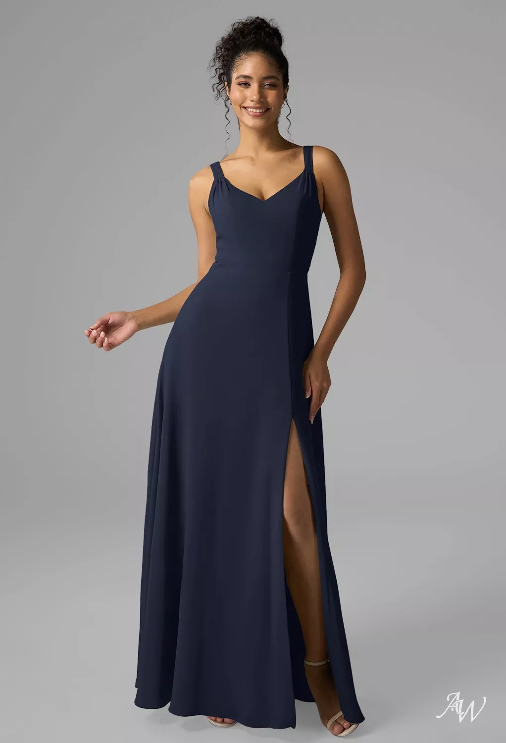 AW Finnley Dark Navy Bridesmaid Dresses | AW.Bridal