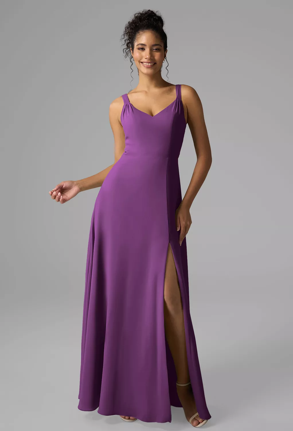 Purple Fall Wedding Guest Dresses | AW.Bridal