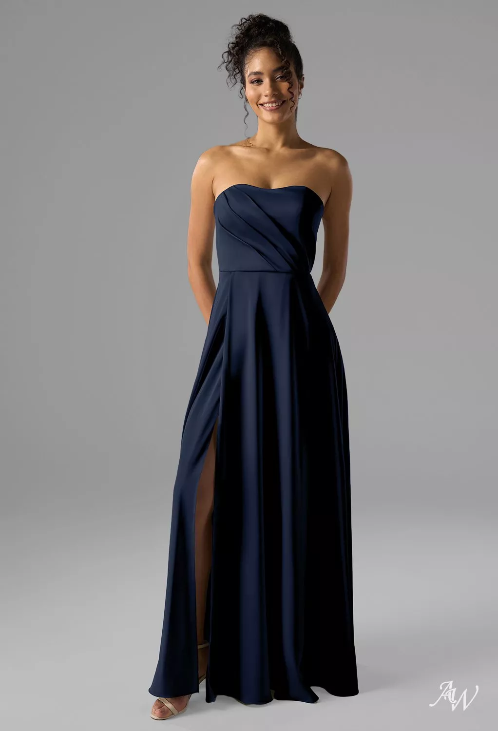 grey country bridesmaid dresses Chiffon Classic A-line Dresses, Maid Of Honor Dresses, MBD237 Back Style: Cowl Back classic A Size:US8-UK10-EUR38 Bridal Dresses Party Wear