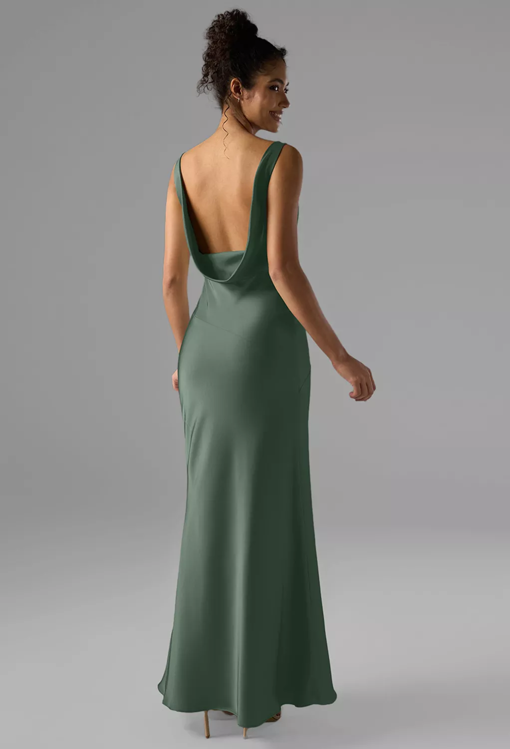 deep olive green dress Pinch: Class Act Dark Olive Green Floral Mid Dress – Shop the Mint main image 1