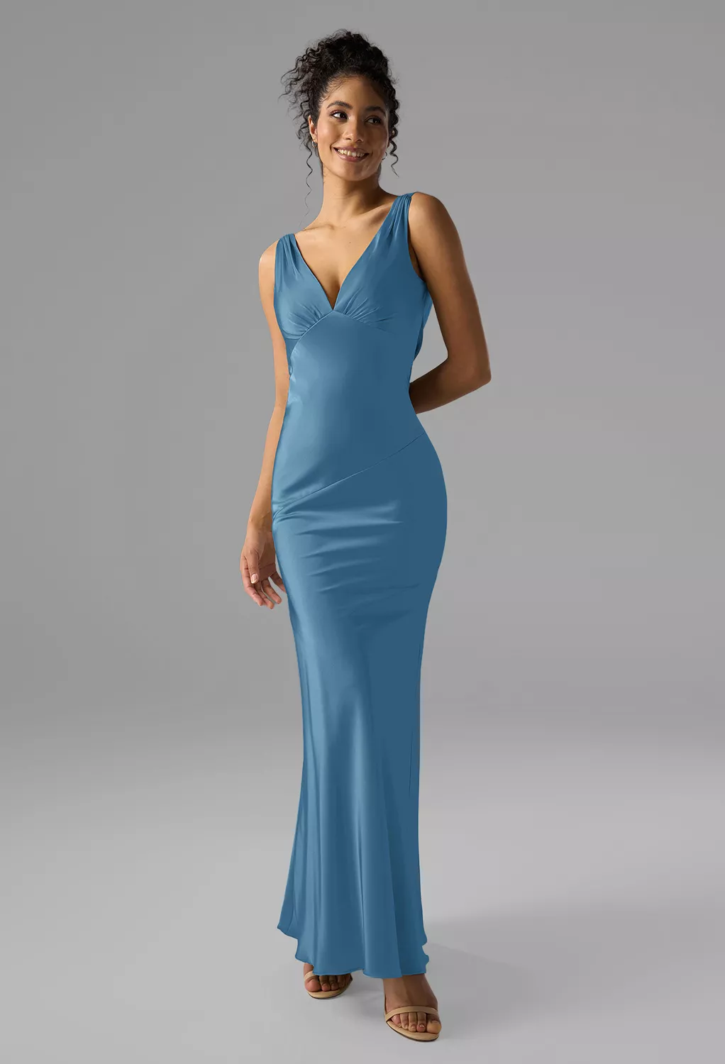 Ink Blue Fall Wedding Guest Dresses