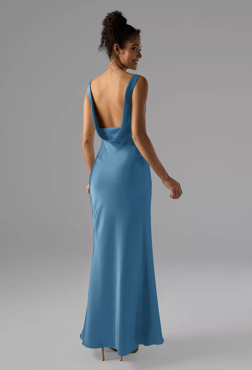 kate middleton blue dress zara Kennedy Blue Everly Bridesmaid Dress – Wedding Shoppe main image 1
