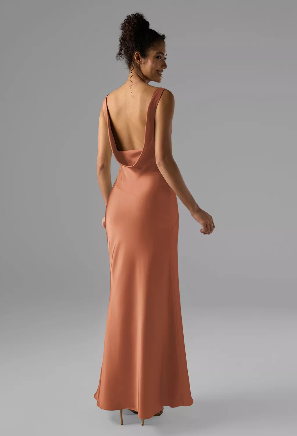 Raw Sienna Long Bridesmaid Dresses | AW.Bridal