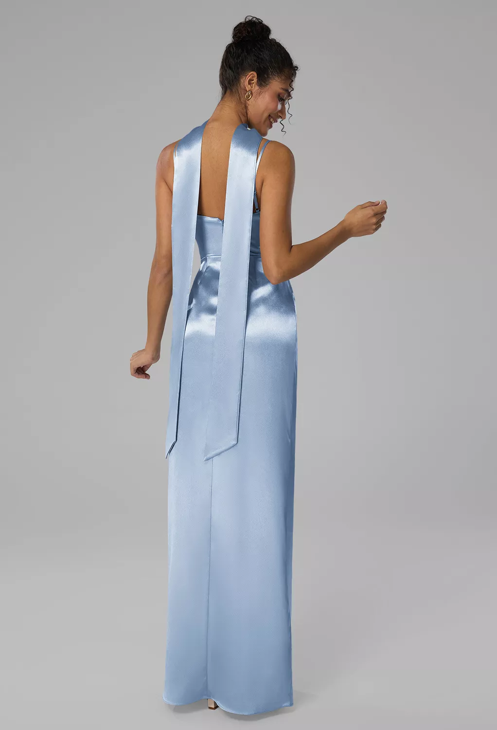 Baby Blue Fall Wedding Guest Dresses | AW.Bridal