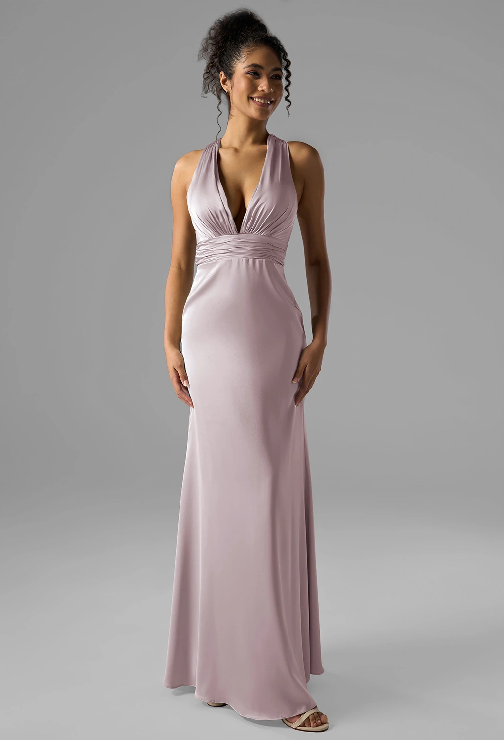 bridesmaid dresses barrie KissProm Mermaid Spaghetti Straps Blue Satin Long Prom Dress with Criss Cross Back, Azure / 18 The royal blue satin Beach Wedding Dresses For size-womens-clothing_:8 BEADED GLITTER