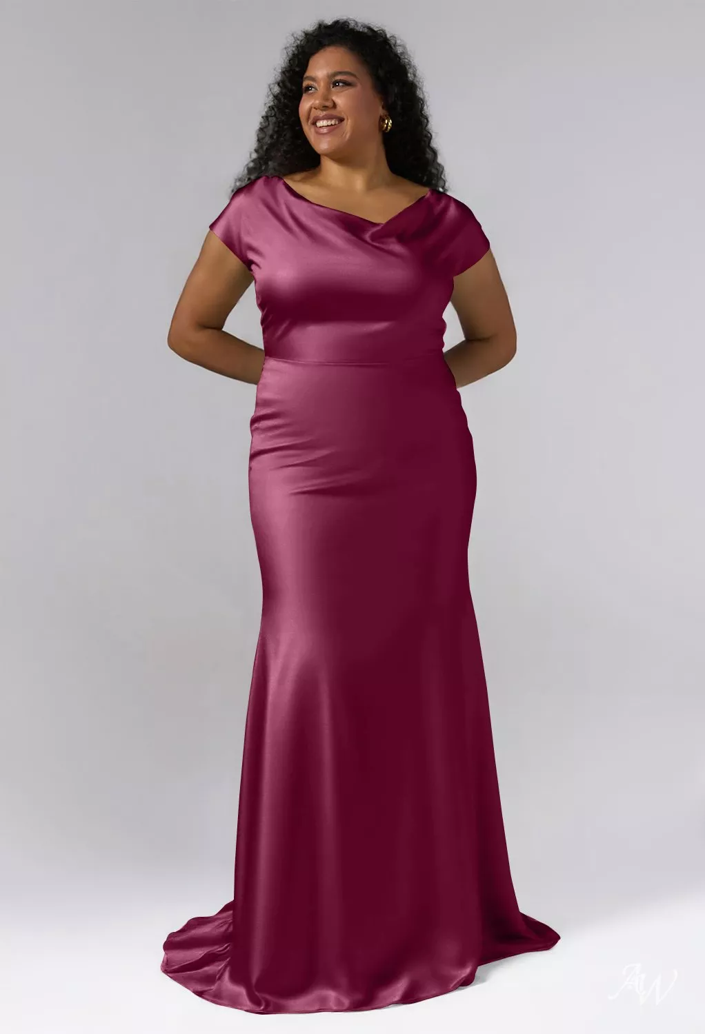 burgundy plus size bridesmaid dress Plus Size Sleeveless Floor Length V Neck Wholesale Bridesmaid dresses