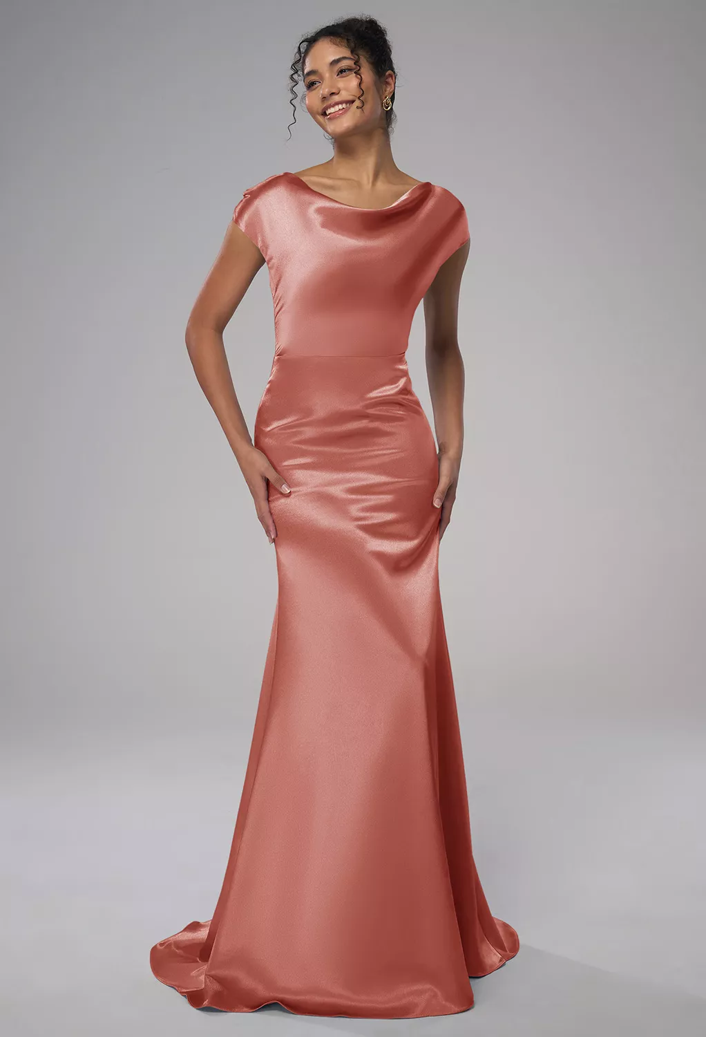 raw silk bridesmaid dresses PURE SILK. PURE INTENTION Liquid ivory silk, sculptural draping and a  silhouette designed to move with quiet elegance. A softly draped halter  neckline frames the shoulders, while fluid gathering defines the waist
