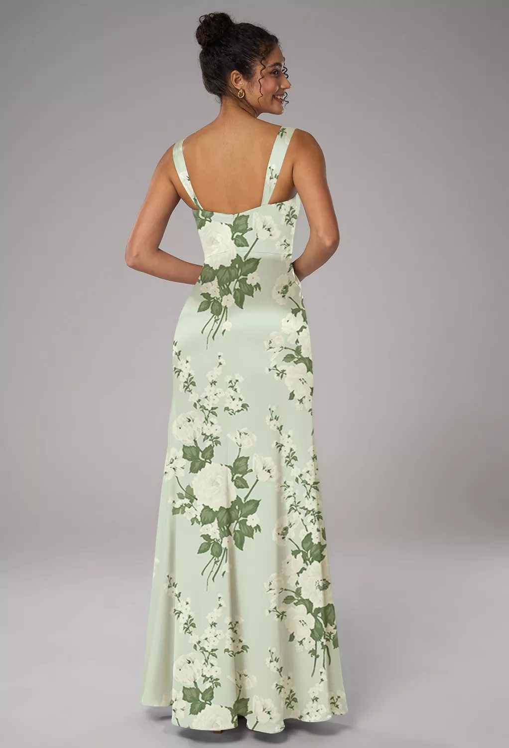 green and white wedding guest dress Short Sleeve Fringe Detailed Midi Dress main image 0
