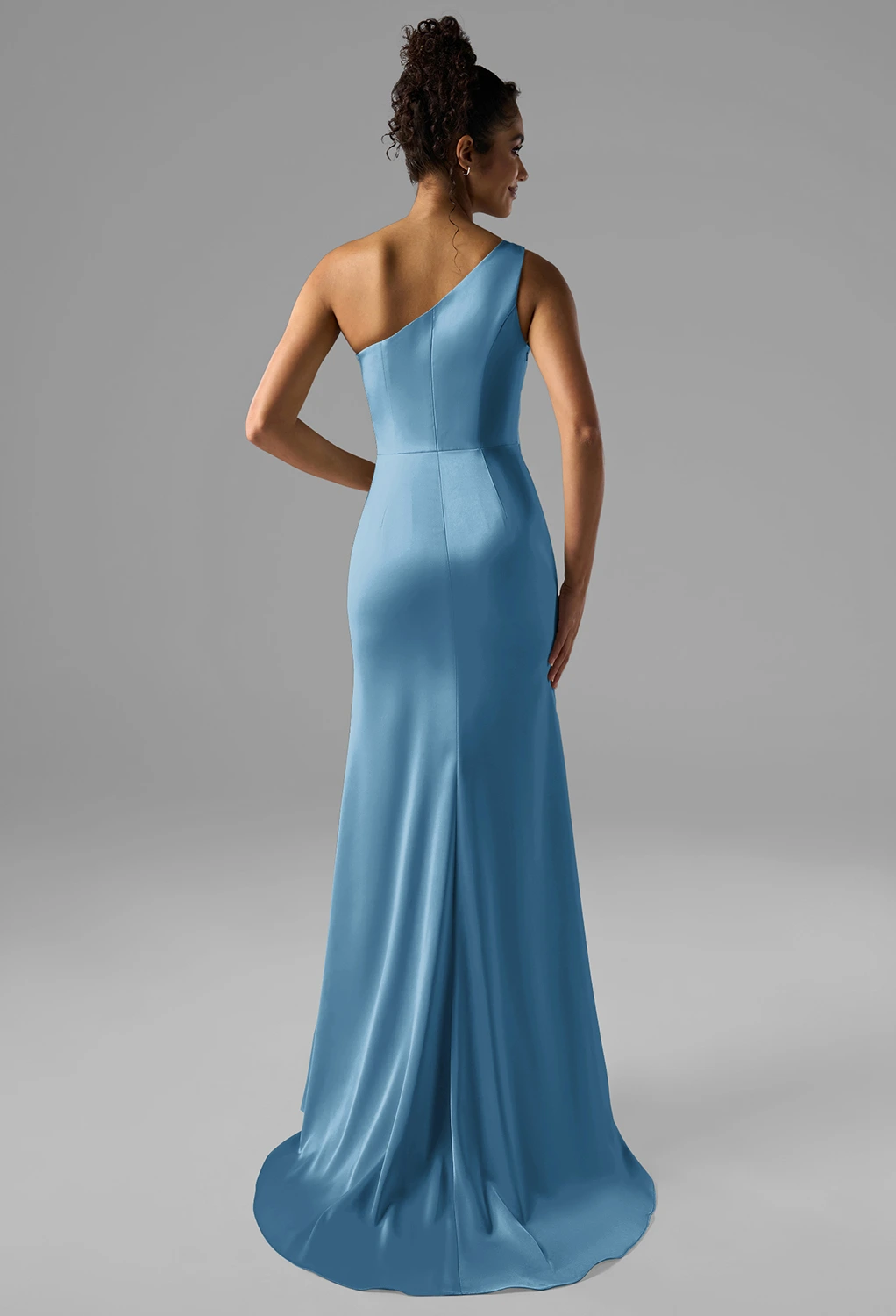 ink blue dress color Wedtrend Women Ink Blue Wedding Party Guest Dress A Line V Neck Pleated Backless Chiffon Maxi Dress with Lace Up Back, Ink Blue / US8