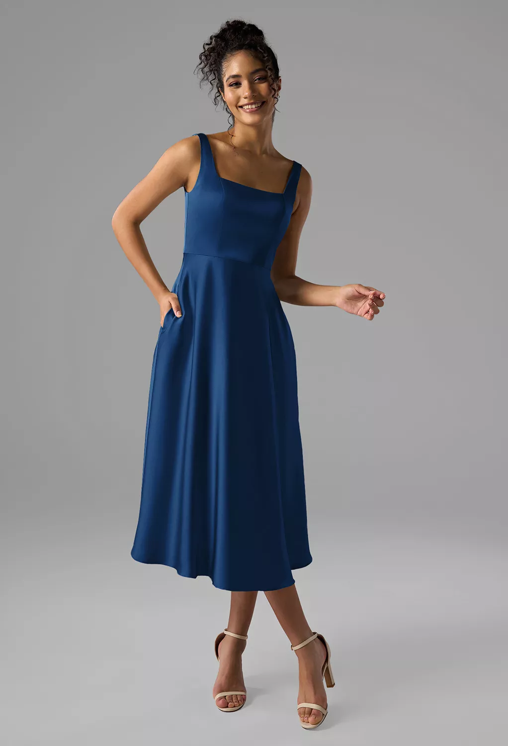 Navy Summer Wedding Guest Dresses | AW.Bridal