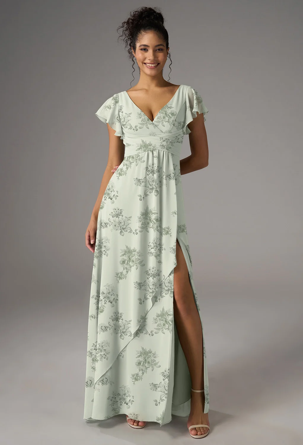 Pistachio Green Penoy Garden Wedding Guest Dresses Page 2