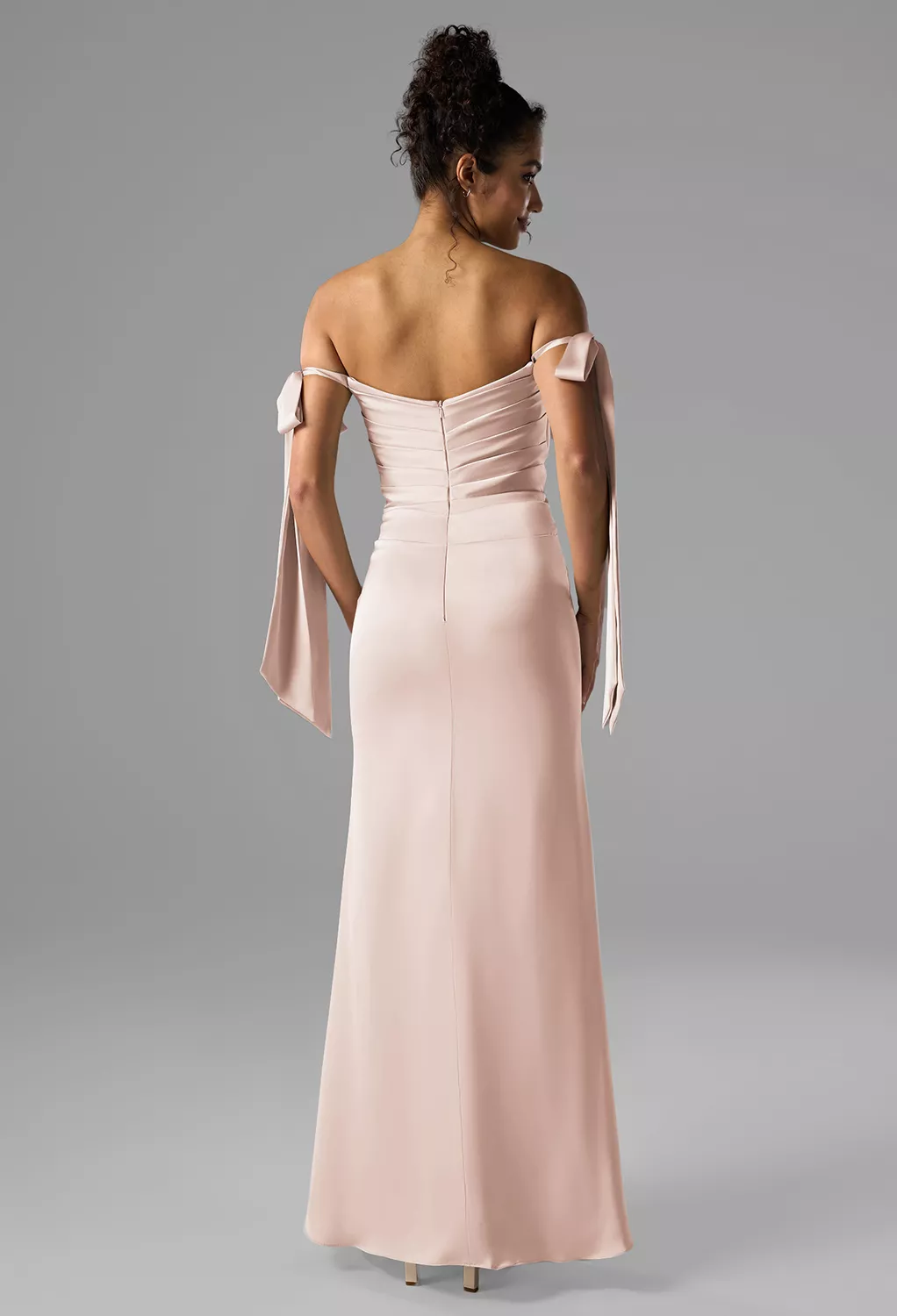 whipped apricot bridesmaid dresses Tessie Dress in Apricot Crush