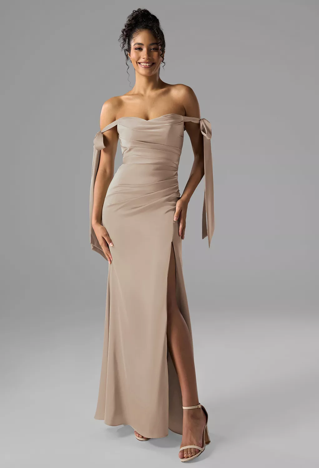 Off the Shoulder Bridesmaid Dresses | AW.Bridal