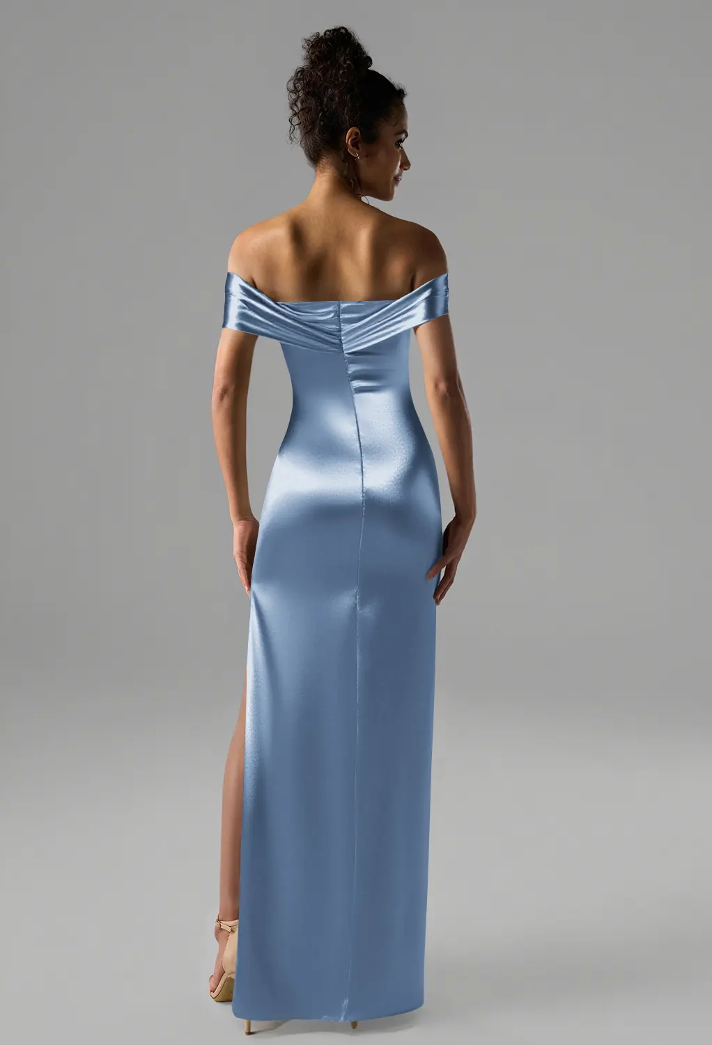 crystal bridesmaid dresses Crystal Satin Bridesmaid Dresses