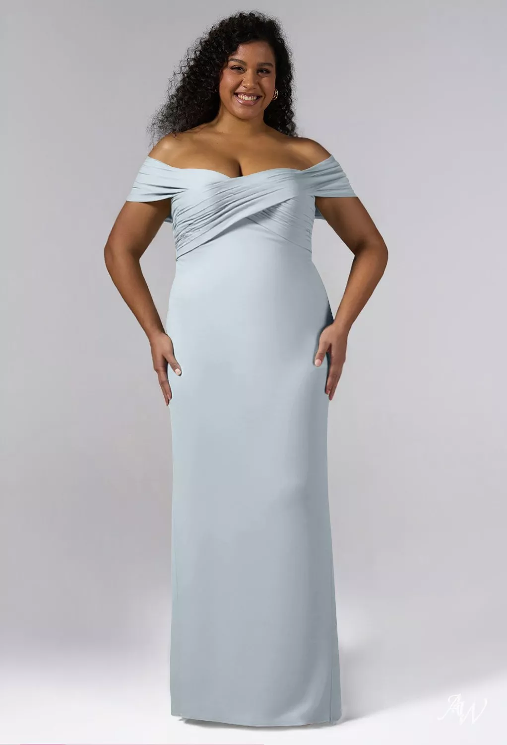 big blue dresses Sheer-Bodice Long A-Line Prom Dress with Embroidery Sage / Small