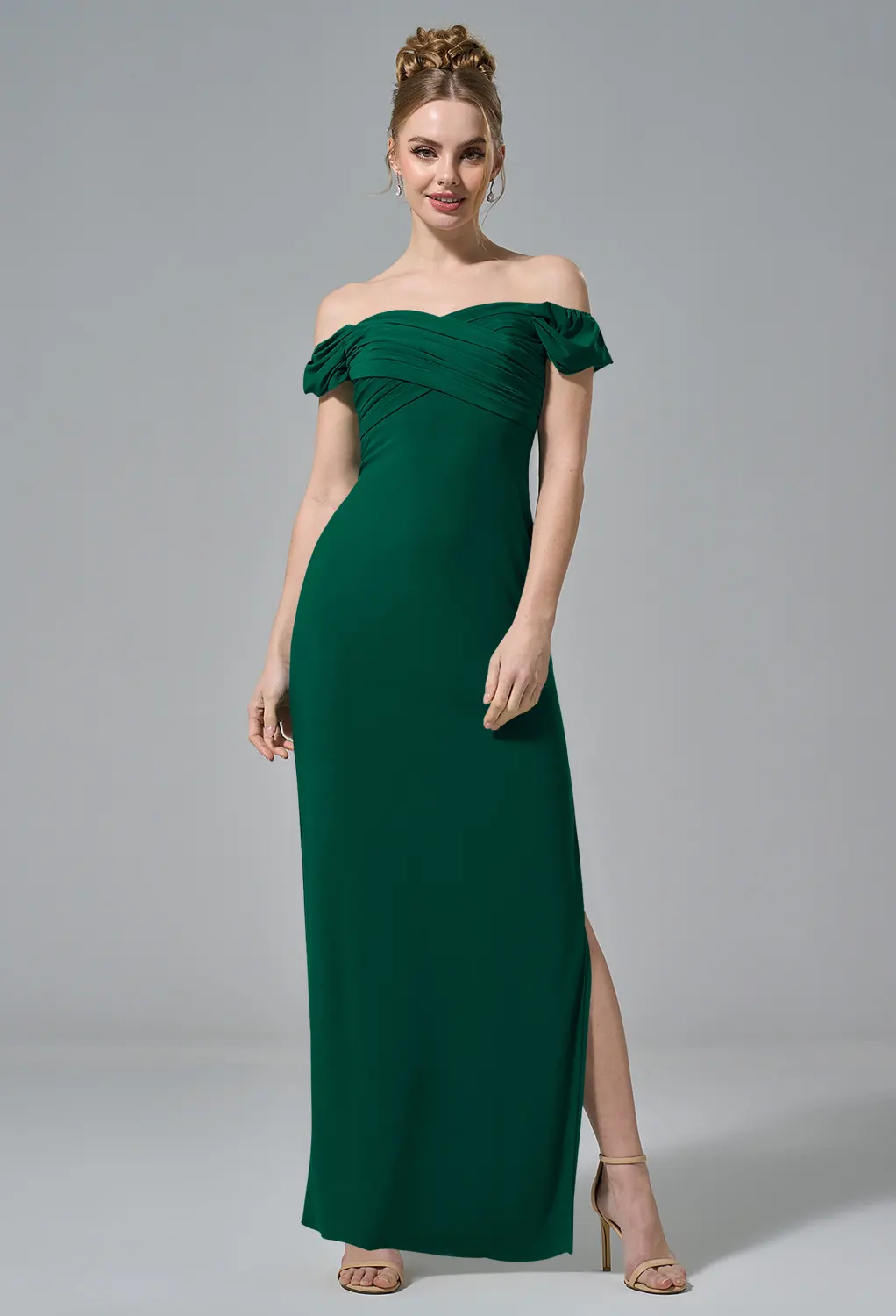 bridesmaid dresses evergreen AW Caroline Dress