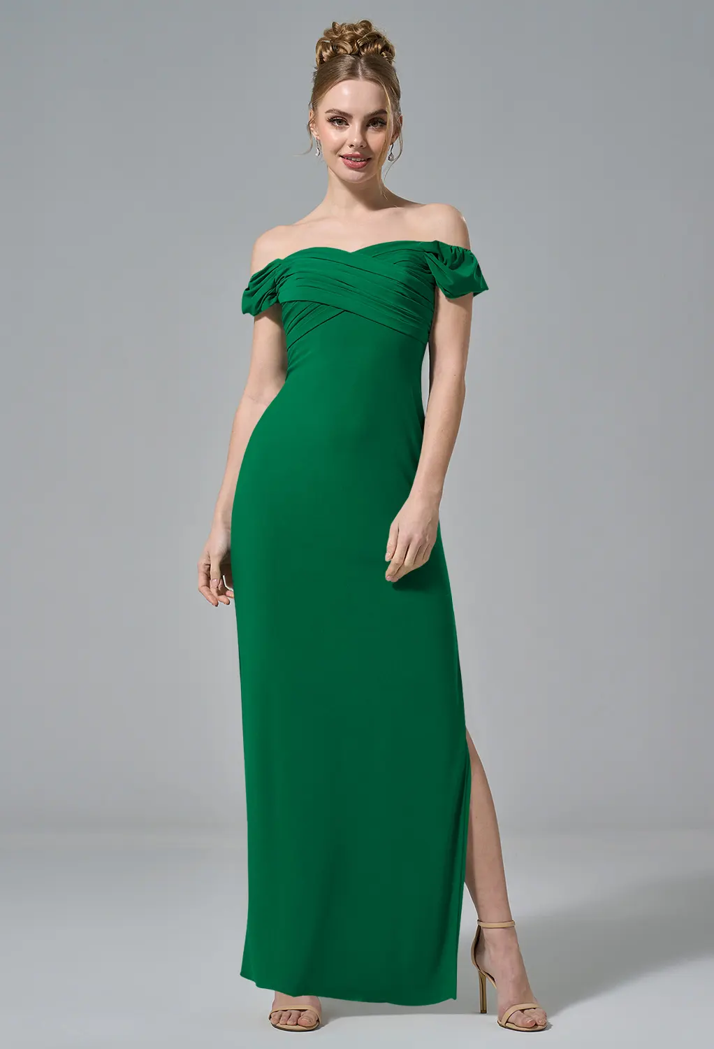 Stretch knitted fabric Bridesmaid Dresses