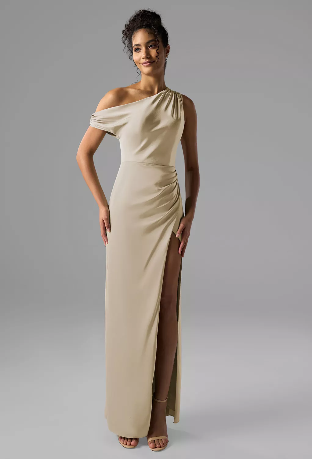 Champagne Black Tie Wedding Guest Dresses | AW.Bridal