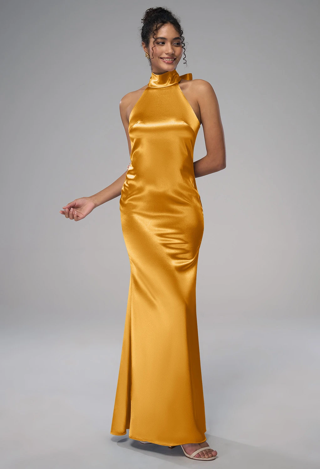 burgundy wine long dress Strapless Wine Red Pleated Long Dress with Slit – PollyBoutique main image 0