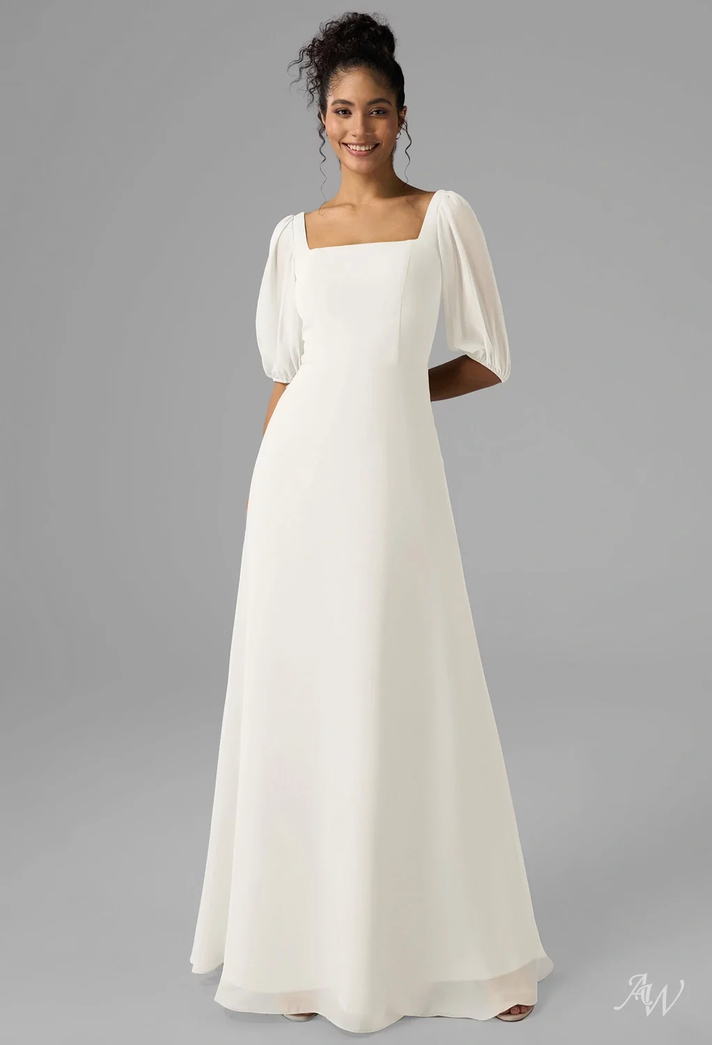halterneck ruffle-appliqué midaxi dress in ivory DENIZ BUTTER-CREAM HALTER-NECK SILK-SATIN MIDAXI DRESS | CULT MIA main image 0