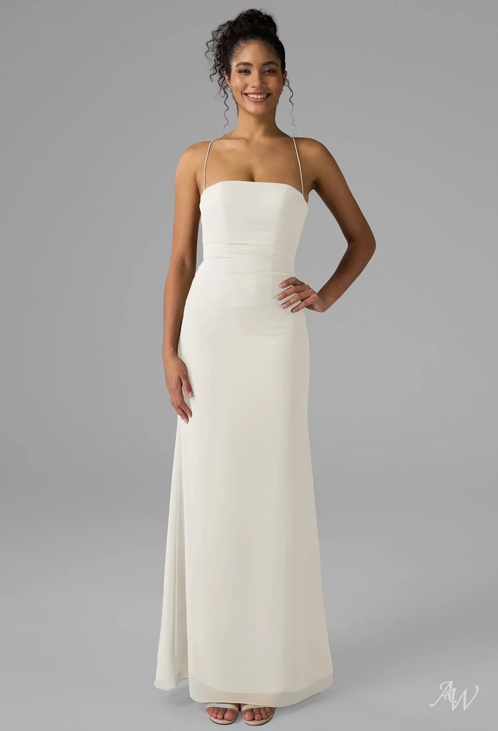 blue dress for baby girl Elegant Jewel Ivory Off White Mermaid Long Bridesmaid Dress, WG923 –  SposaBridal main image 1
