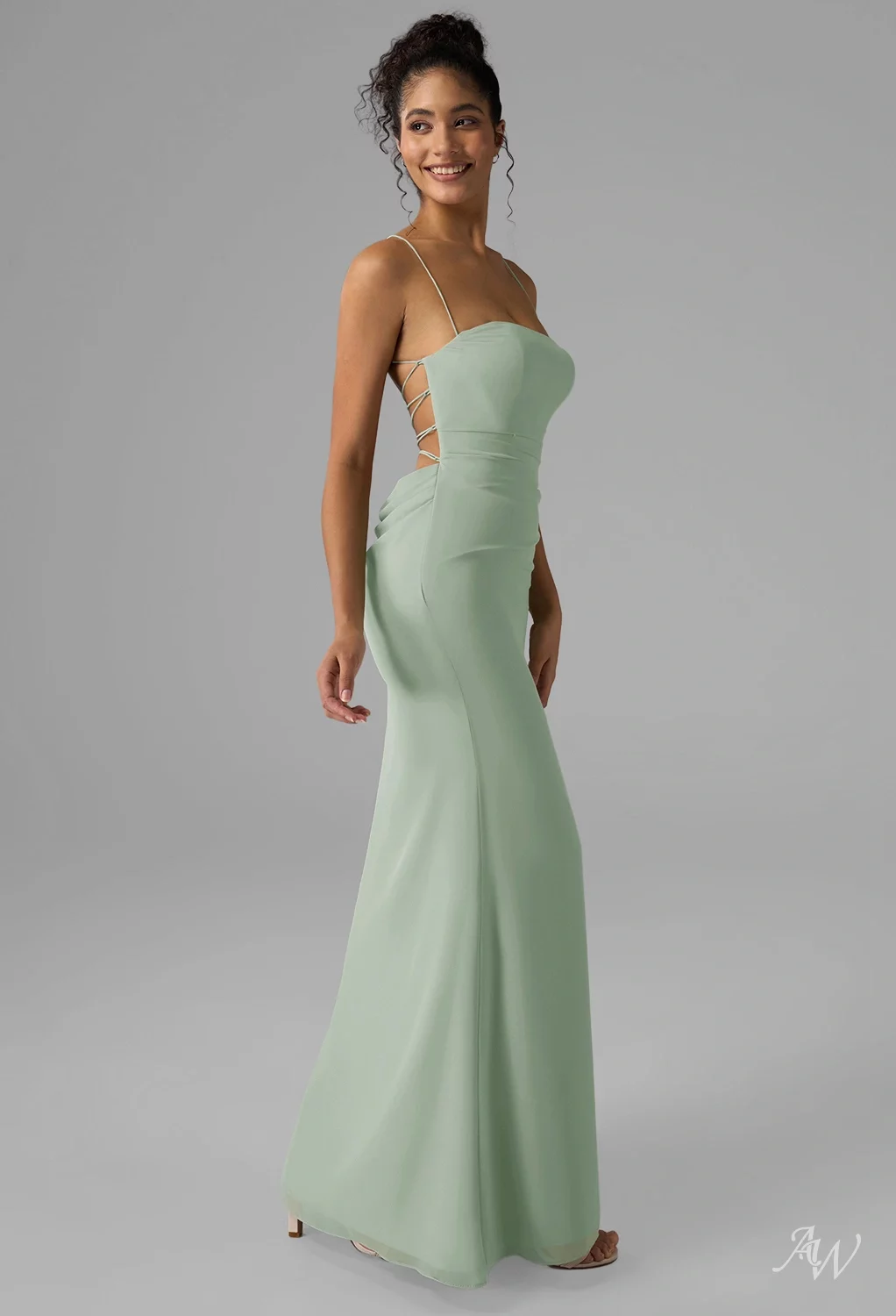 AW Jay Sage Green Bridesmaid Dresses