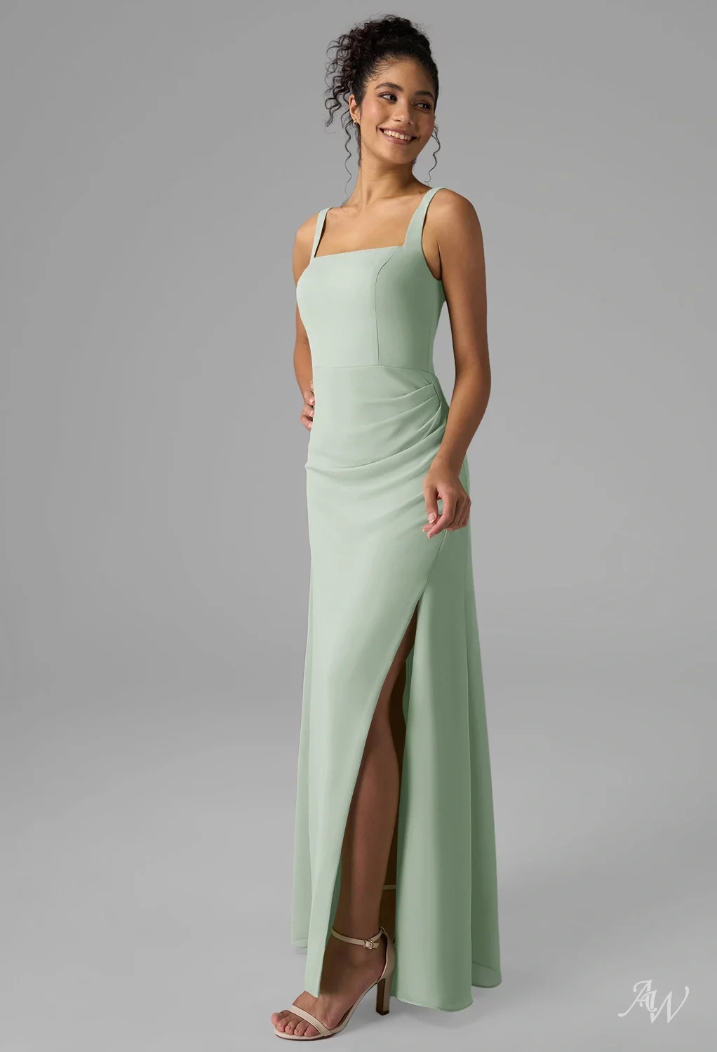 uofsc graduation dress code Off the Shoulder Light Green Floral Prom Dresses, Green Floral Formal