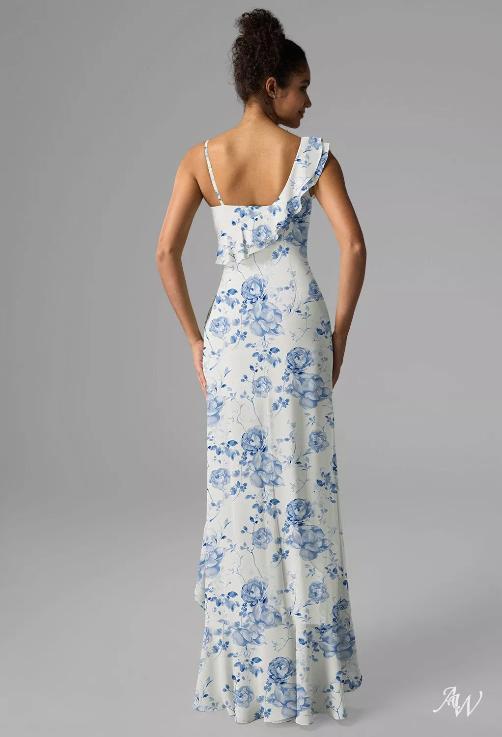 botanical bridesmaid dress Botanical Blooms Bridesmaid Dress Chiffon Size Large