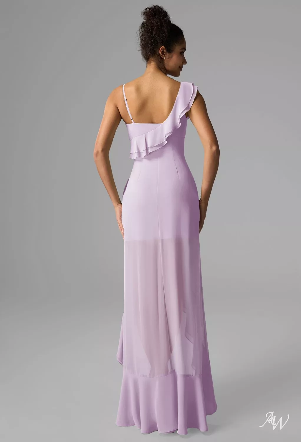 baby shower maternity dress blue Shona Joy La Lune One Shoulder Cowl Back Gown - Lilac main image 0