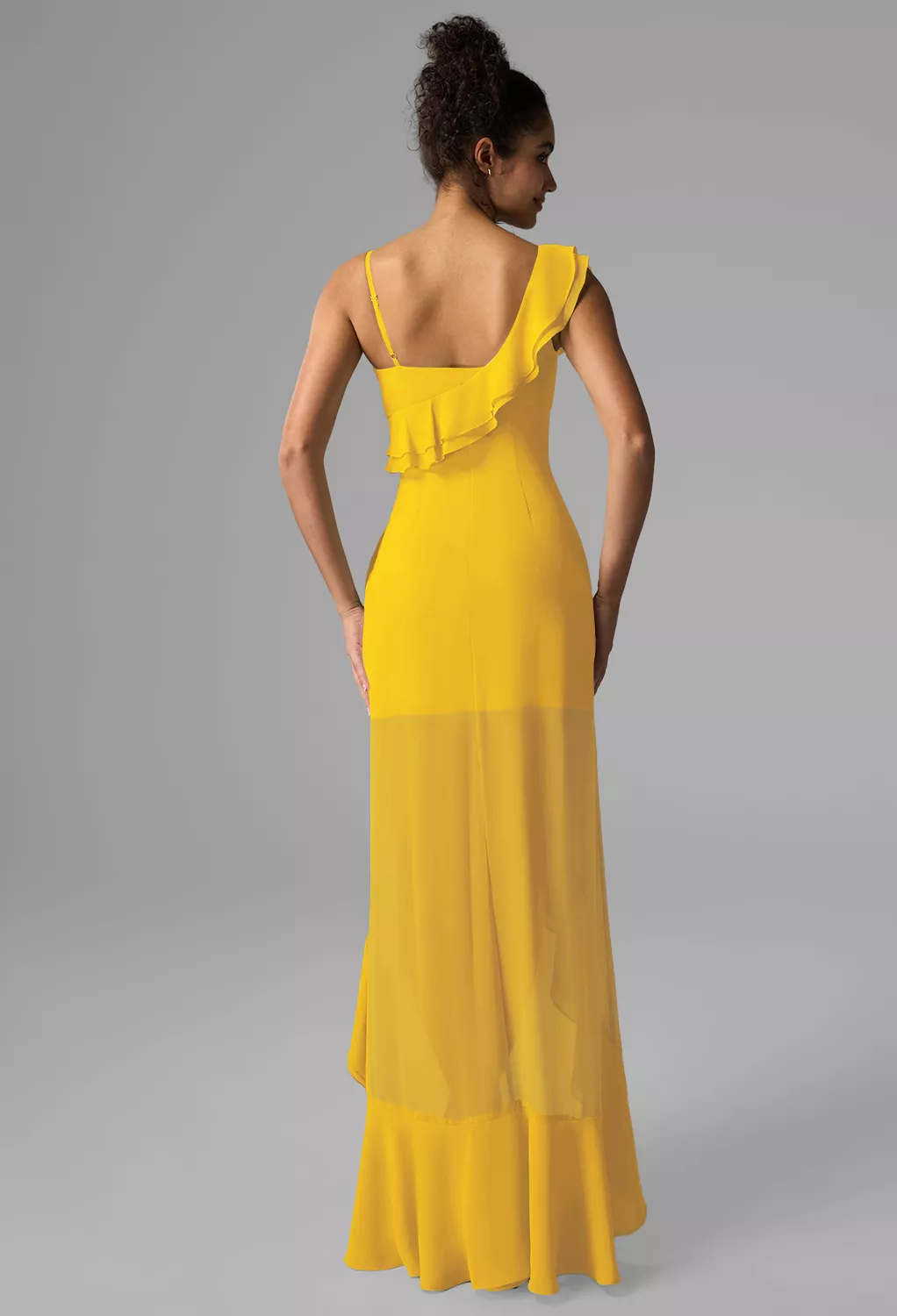 Mustard Yellow Graduation Dresses | AW.Bridal