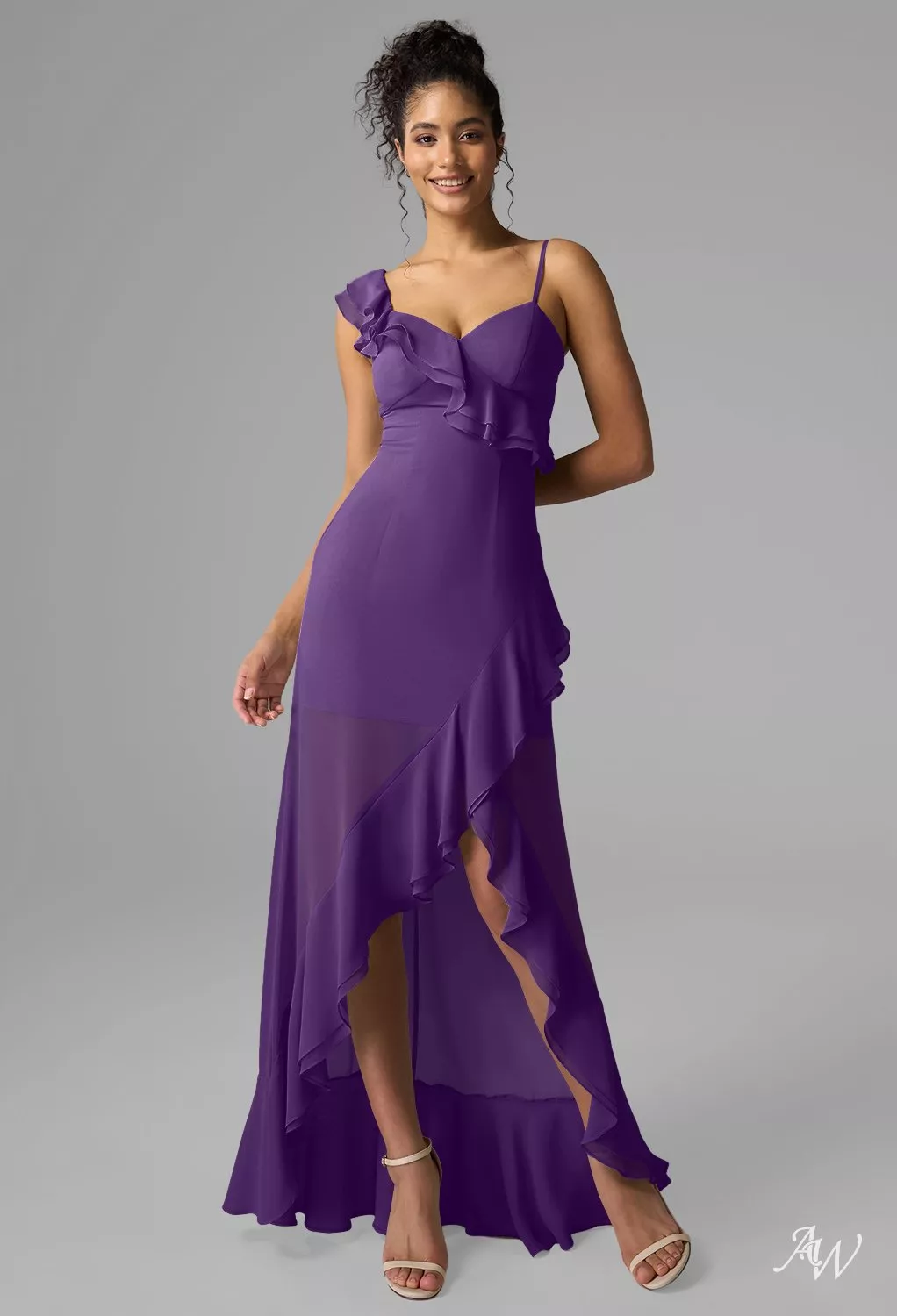 princess polly baby blue dress Royal Blue Velvet One-Shoulder Long Formal Dress with Attached Train main image 0