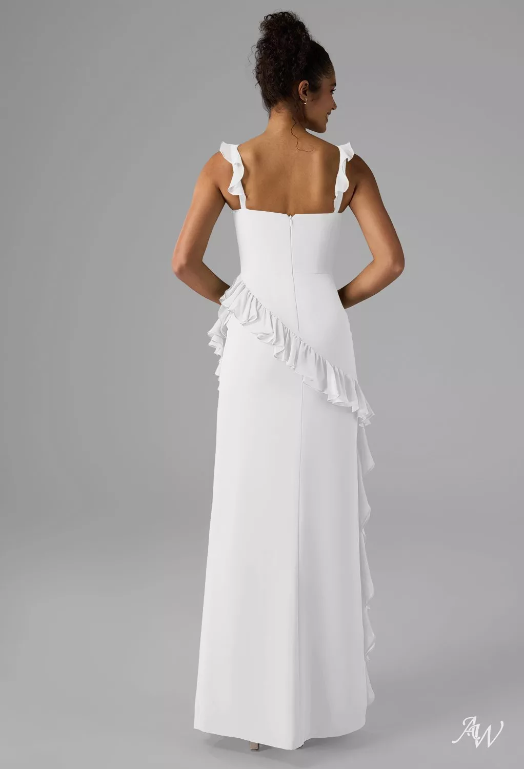 white maid of honor dresses Bridesmaid Floor Length Simple white sweetheart satin short