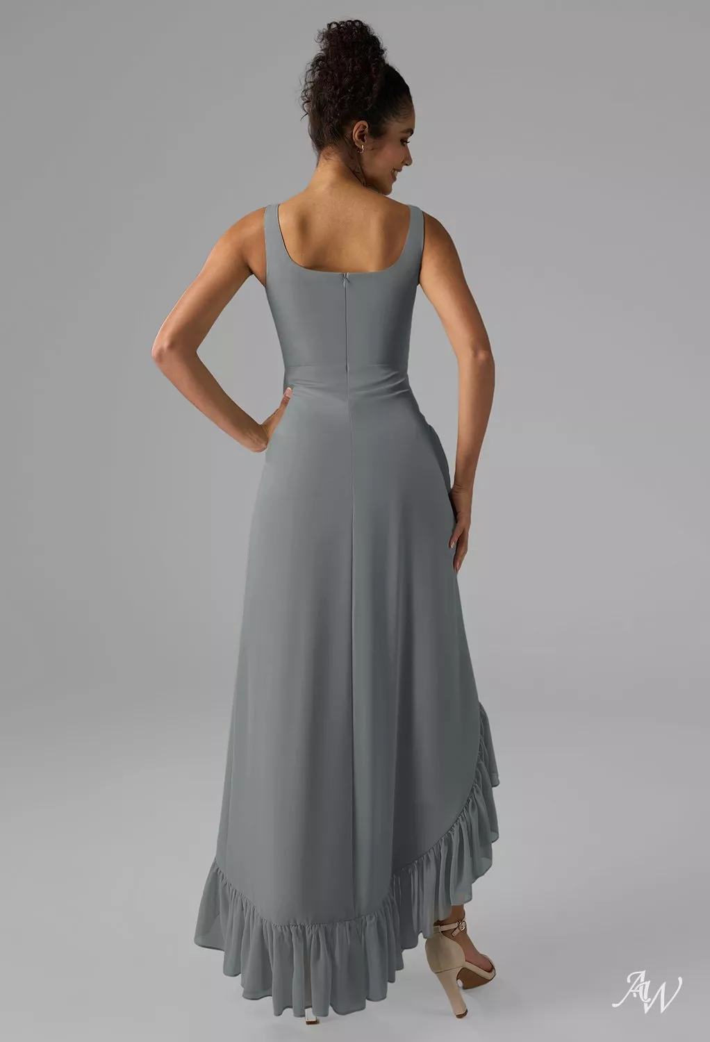 silk dress a line Strappy-Back Long Satin A-Line Prom with Pockets Indigo / 8 Size:0 this dress is offered Blush  (MistyRose) Green Zara strappy Asymmetric