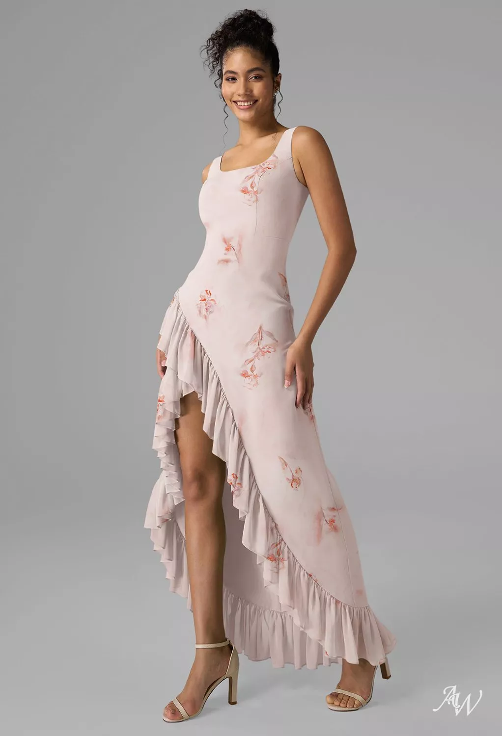 AW Max Sweet Pink Blooms Bridesmaid Dresses | AW.Bridal