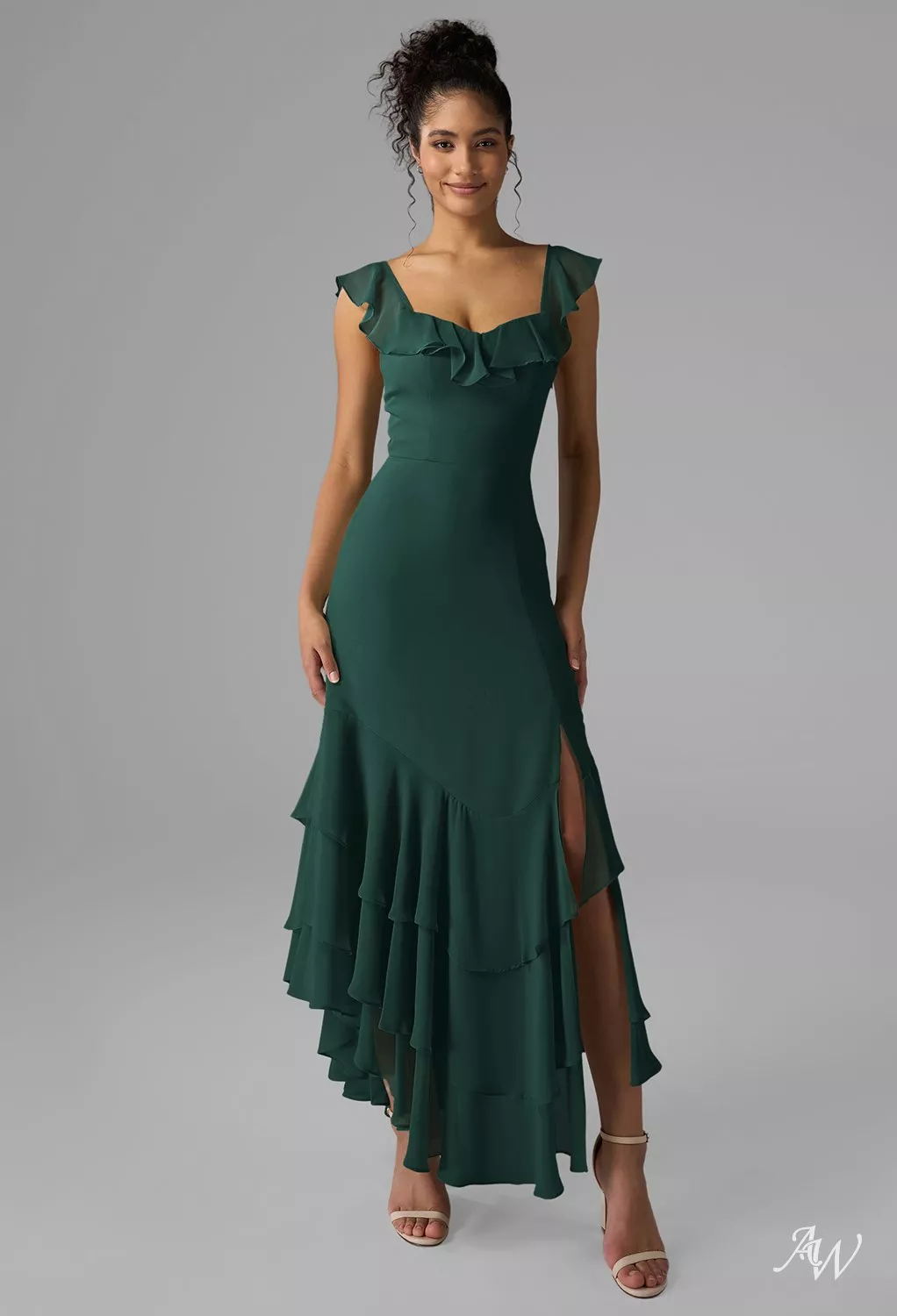 knee length dresses for ladies Strapless Satin A-Line Dress CD378 – Sparkly Gowns main image 0