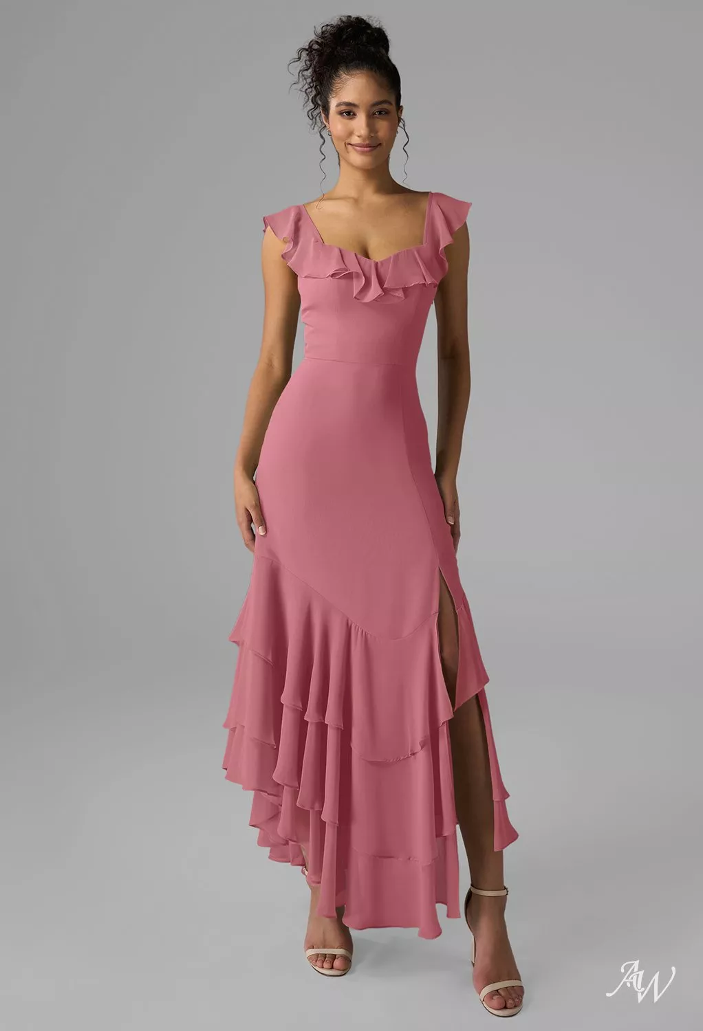 anaya formal dresses Anaya Rosette Corset Gown