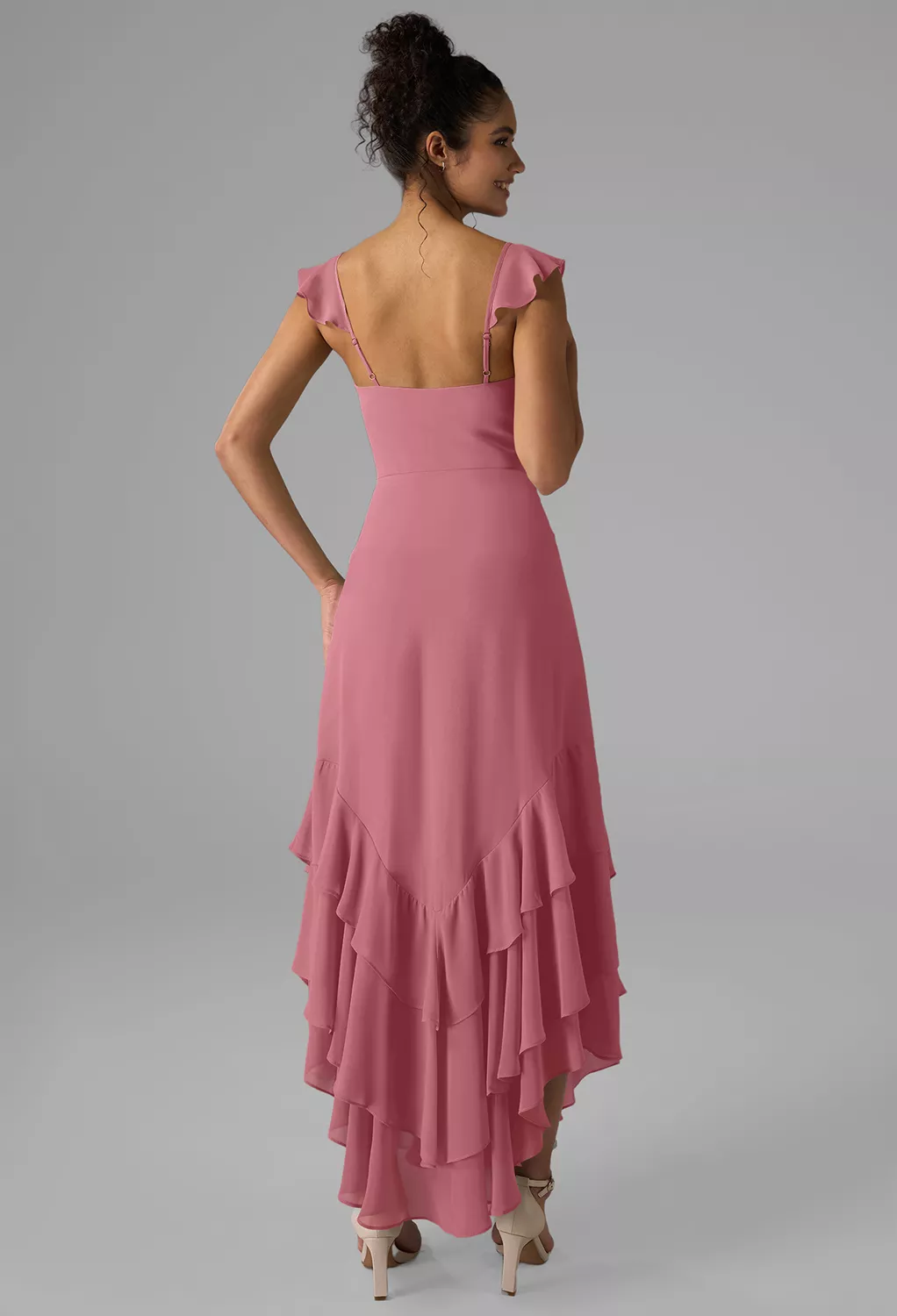 Desert Rose Cocktail Wedding Guest Dresses