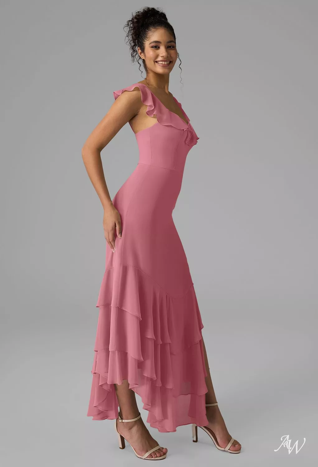 bridesmaid dresses desert rose KissProm