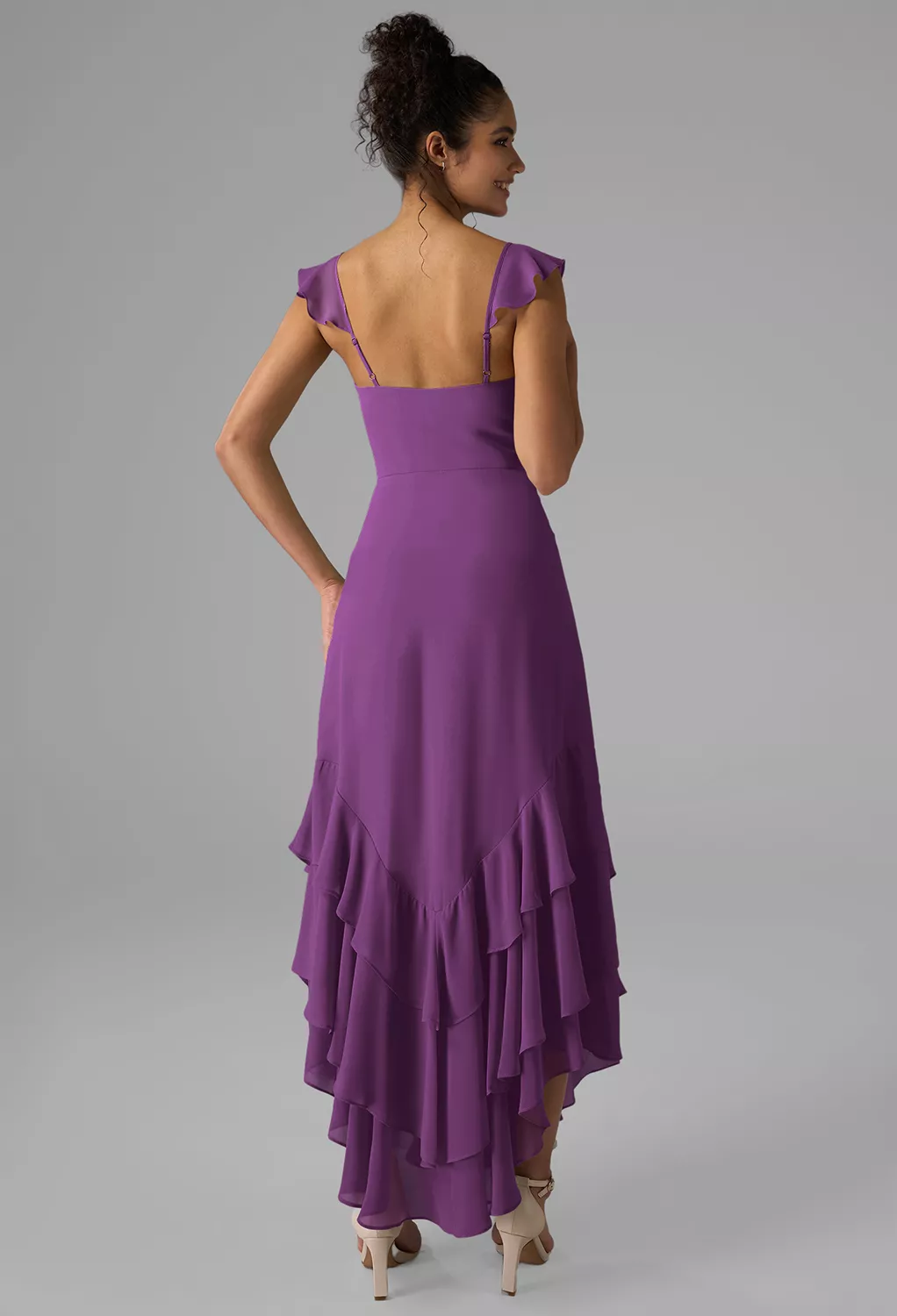 Purple Cocktail Wedding Guest Dresses | AW.Bridal