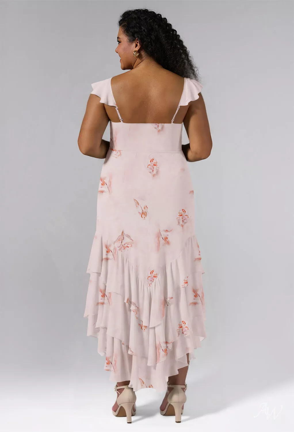 anaya pink dress Anaya Bridesmaid babydoll midaxi dress in candy pink