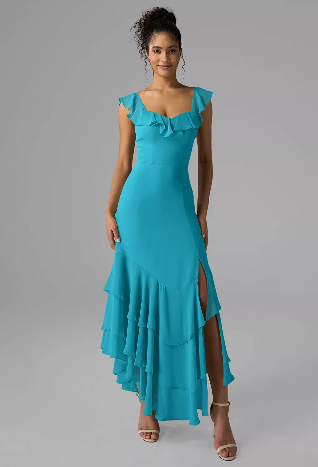 sachin and babi light blue dress Turquoise Cocktail Wedding Guest Dresses