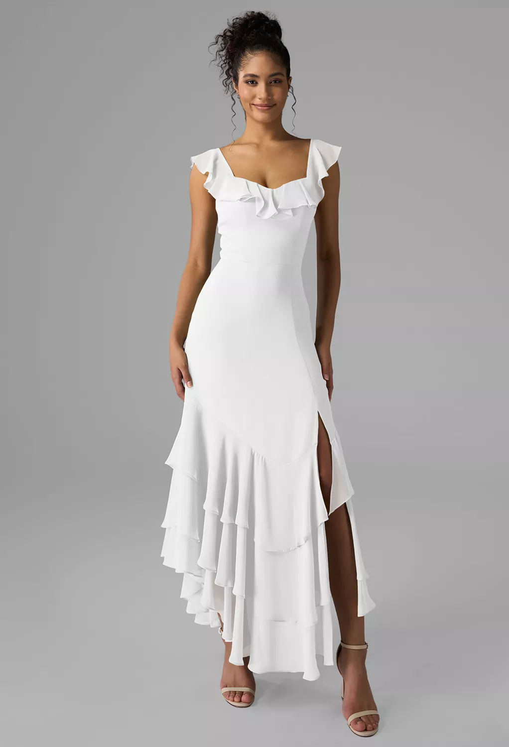 White Short Bridesmaid Dresses | AW.Bridal