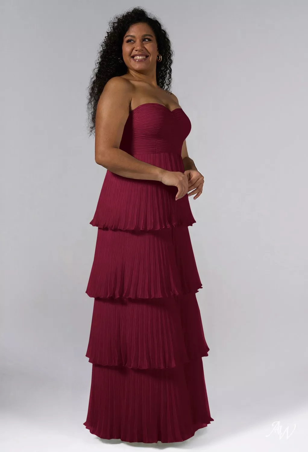 burgundy chiffon dress Burgundy Lace V-Neck Chiffon Slit A-Line Prom Dress