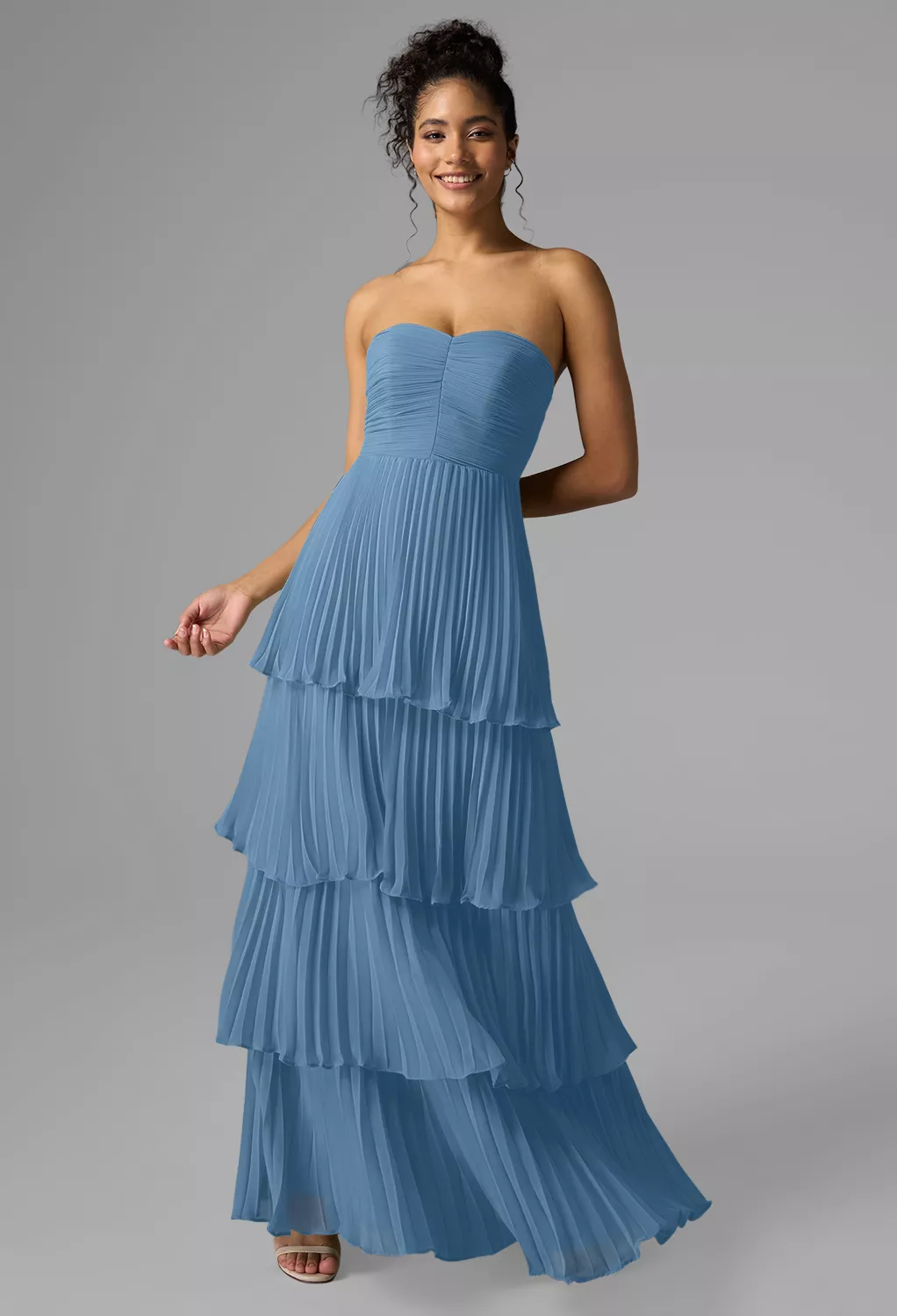 sachin and babi light blue dress White Dresses for Women, All White Prom Dresses & White Evening Gowns –  ADASA main image 1